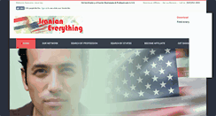 Desktop Screenshot of iranianeverything.com
